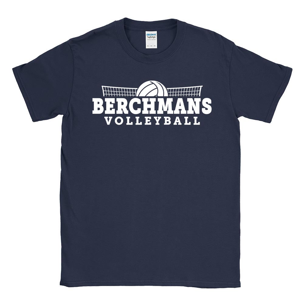 Volleyball Net ~ Cotton T-Shirt ~ Sjb Athletics
