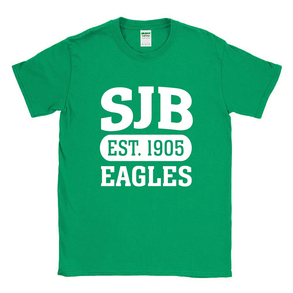 SJB EAGLES TEE ~ ST. JOHN BERCHMANS ~ youth & adult ~ classic fit