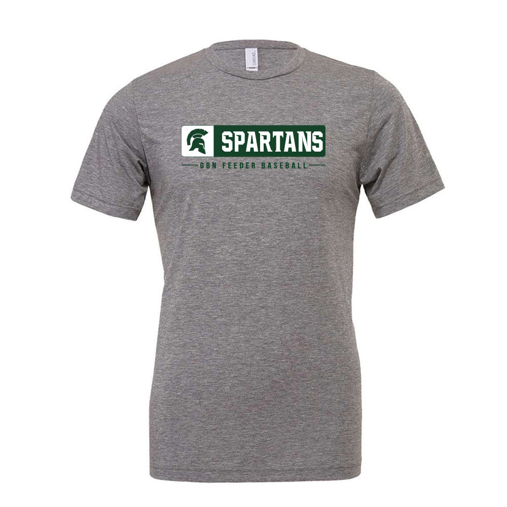 SPARTANS MASCOT TRIBLEND TEE ~ SPARTANS BASEBALL ~ youth, women's & adult ~ classic fit
