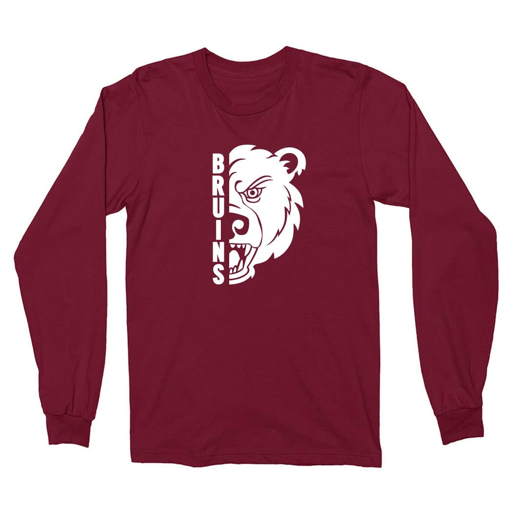 Split Mascot ~ Cotton Long Sleeve T-Shirt ~ St. Robert Bellarmine School