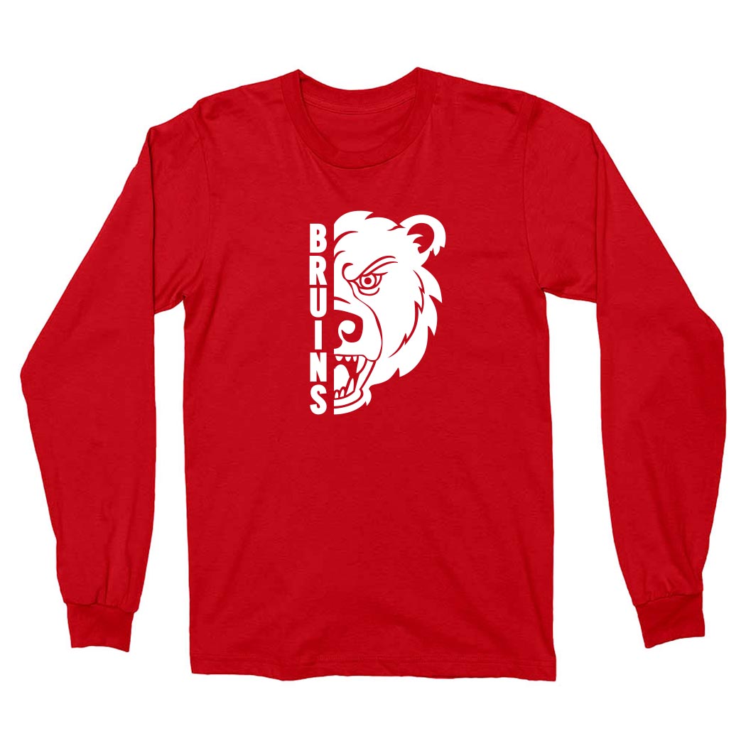 Split Mascot ~ Cotton Long Sleeve T-Shirt ~ St. Robert Bellarmine School