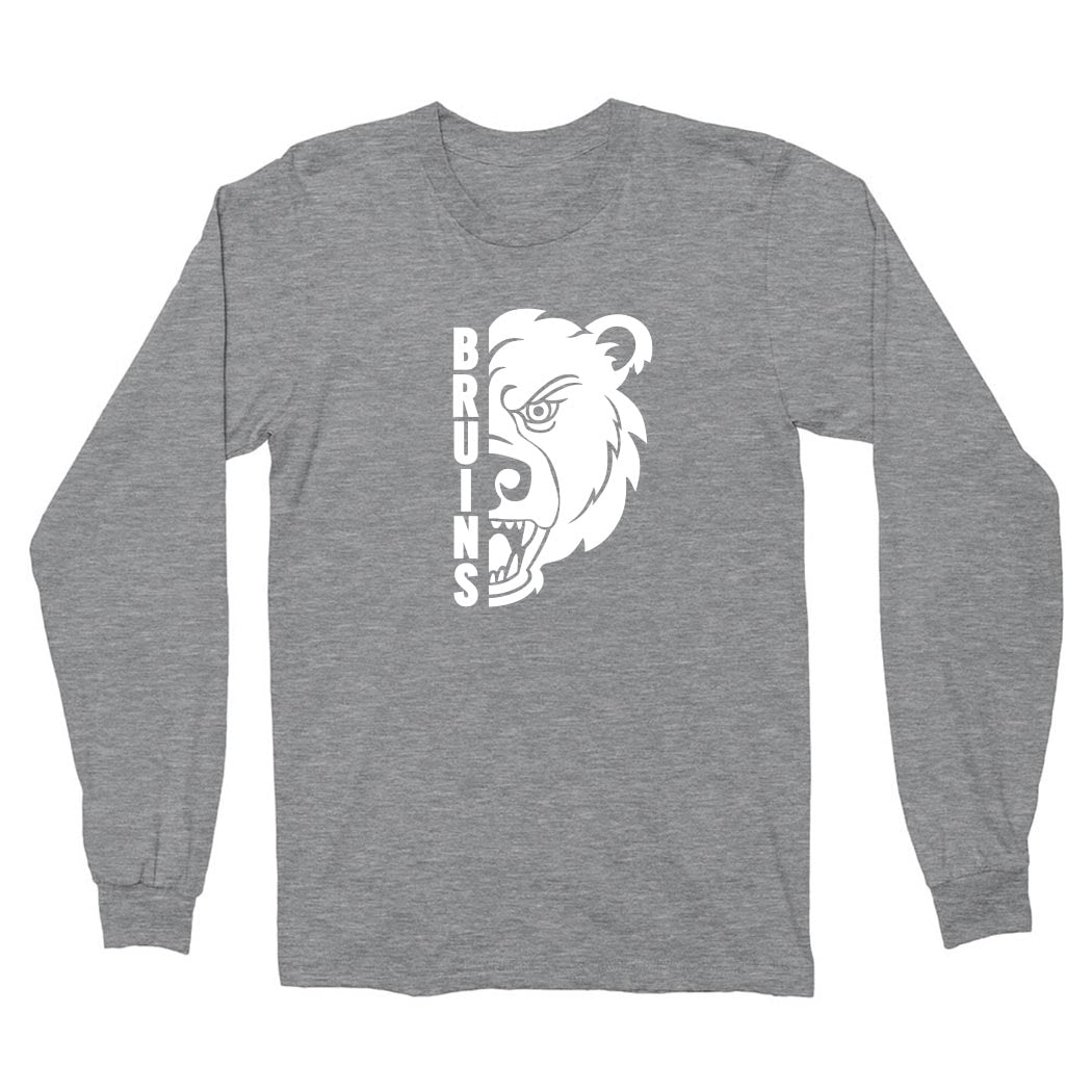 Split Mascot ~ Cotton Long Sleeve T-Shirt ~ St. Robert Bellarmine School