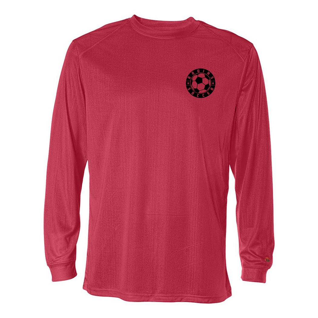Soccer Badge ~ Long Sleeve Performance T-Shirt ~ St. Robert Bellarmine Academy