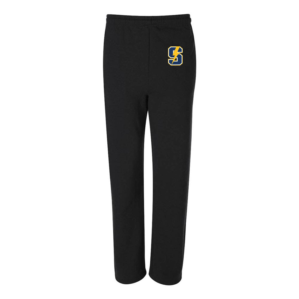 S Bolt ~ Open Bottom Sweatpants ~ Glenbrook South High School Booster Club