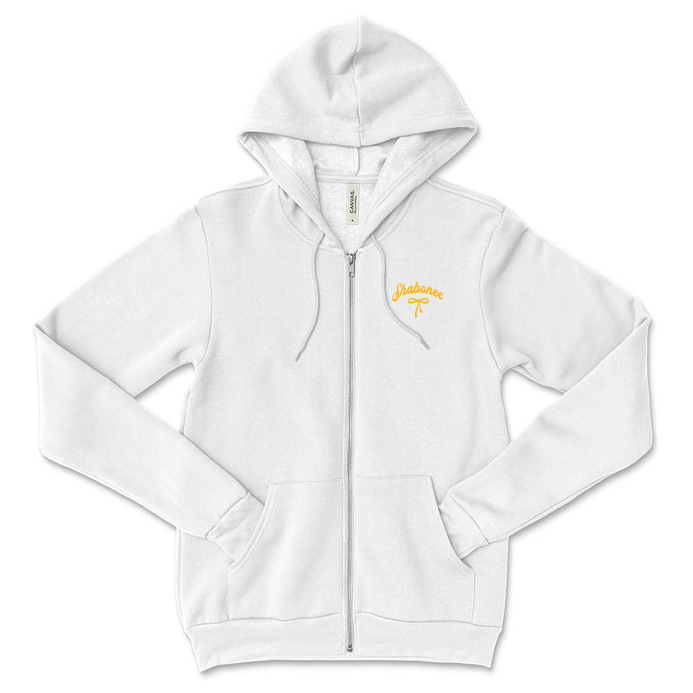 Shabonee Tied ~ Zip Hoodie ~ Shabonee Elementary School