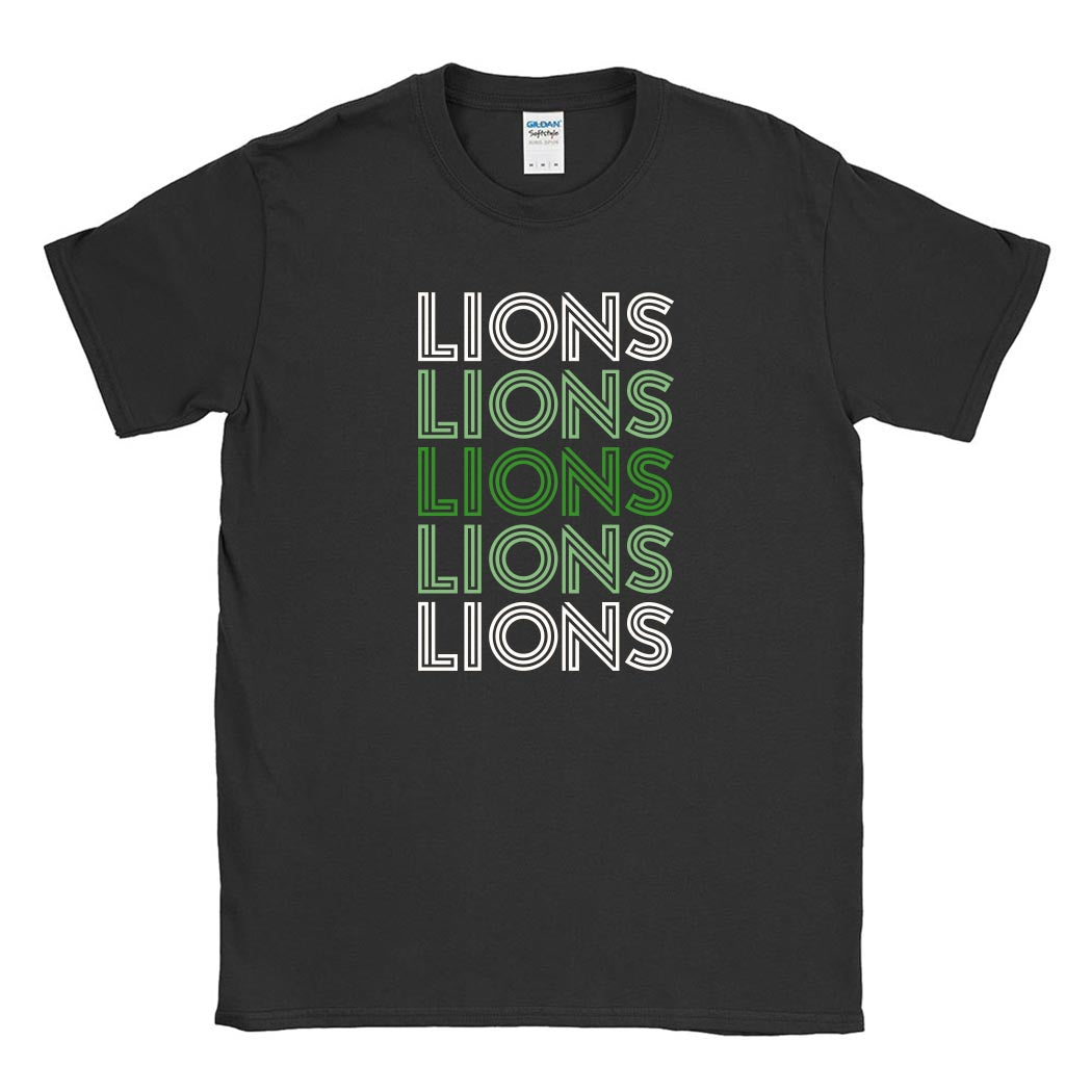 Mascot Head with Text ~ Cotton T-Shirt ~ Washburne School