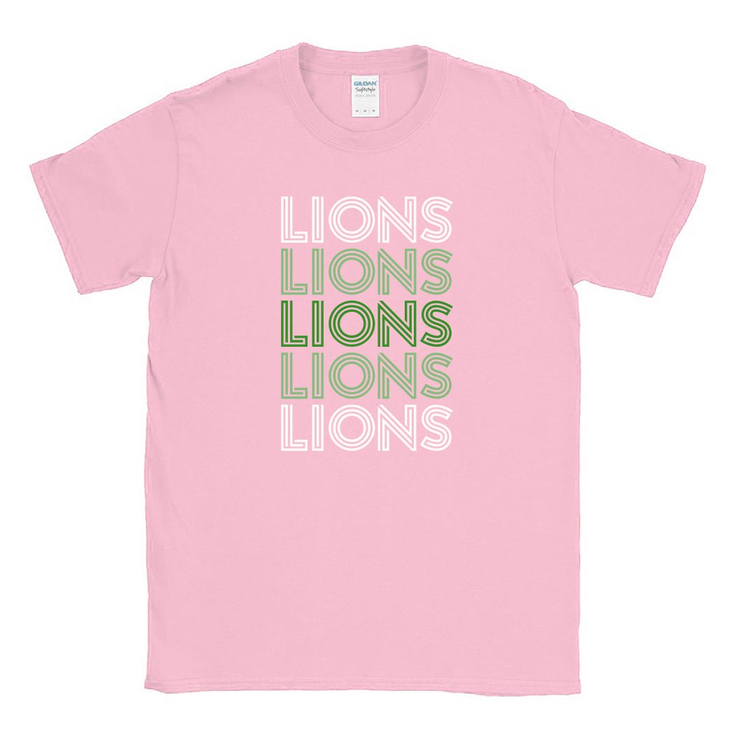 Mascot Head with Text ~ Cotton T-Shirt ~ Washburne School