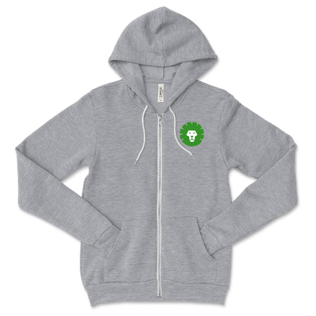 Mascot Head ~ Zip Hoodie ~ Skokie School