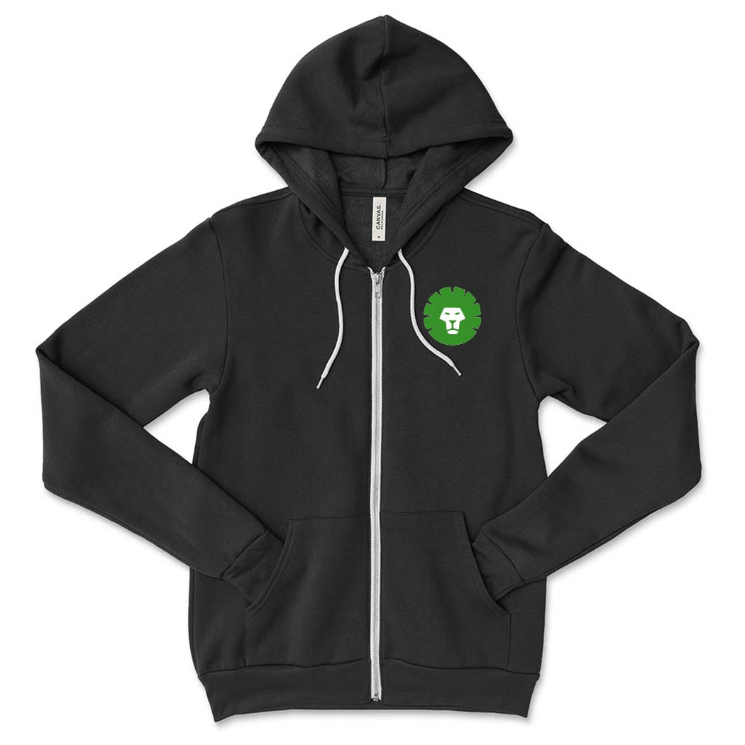 Mascot Head ~ Zip Hoodie ~ Skokie School