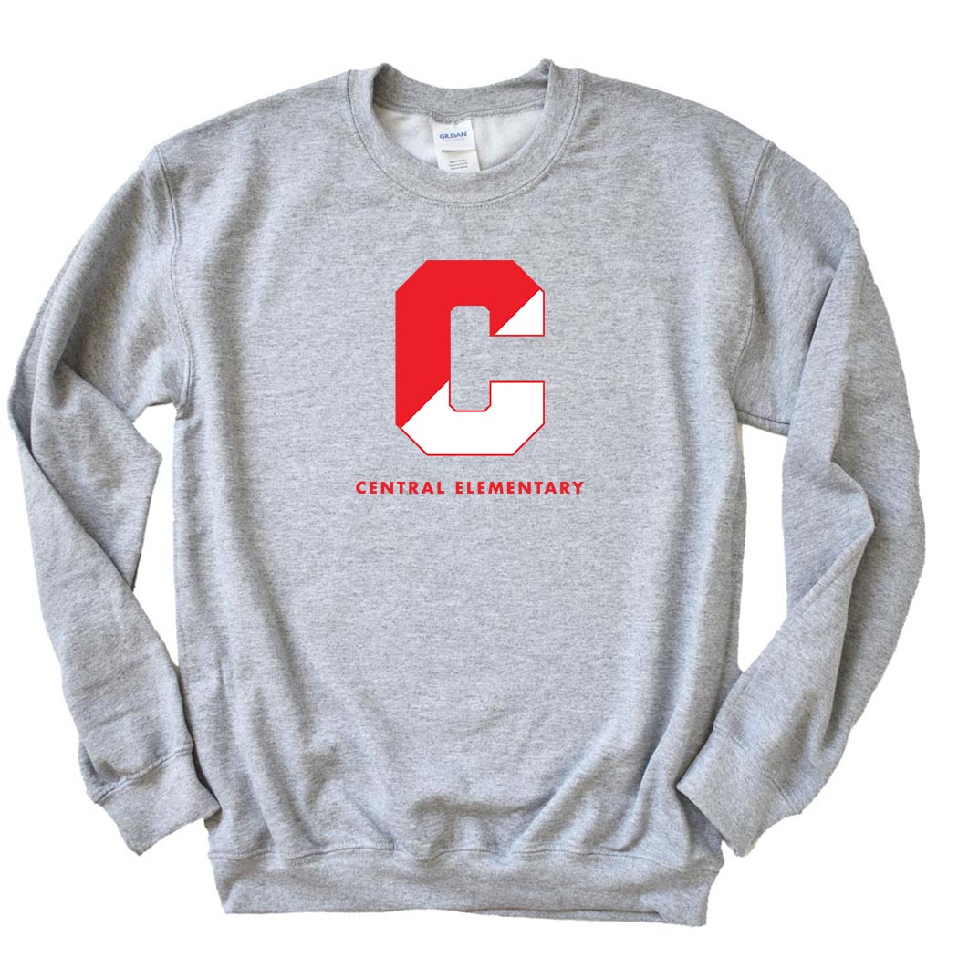 Split C ~ Crewneck Sweatshirt ~ Central Elementary - Wilmette