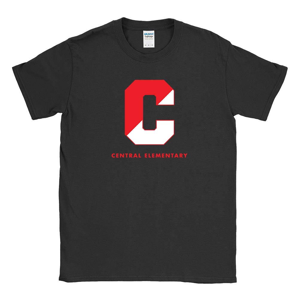 Split C ~ Cotton T-Shirt ~ Central Elementary School - Wilmette