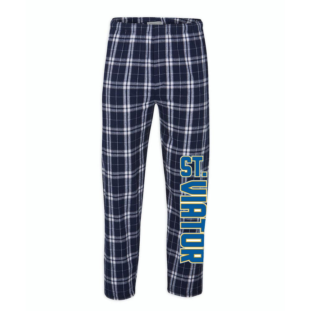St Viator Leg Flannel Pants ~ St. Viator School