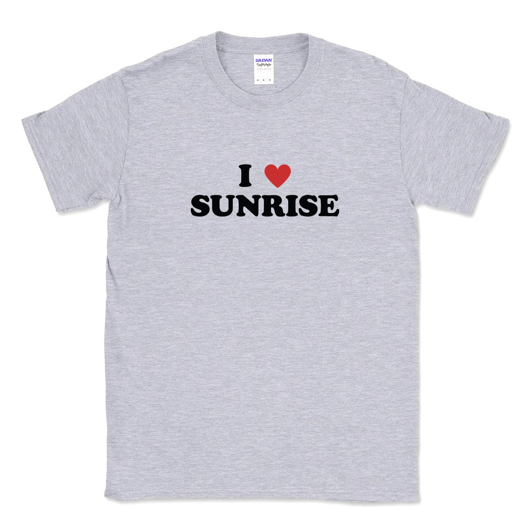 I Heart Sunrise ~ Cotton T-Shirt ~ Sunrise Day Camp - Chicago