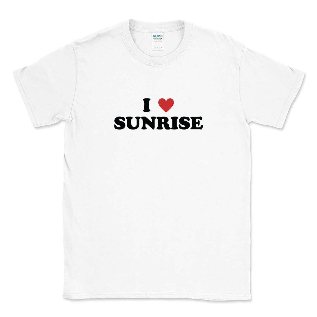 I Heart Sunrise ~ Cotton T-Shirt ~ Sunrise Day Camp - Chicago
