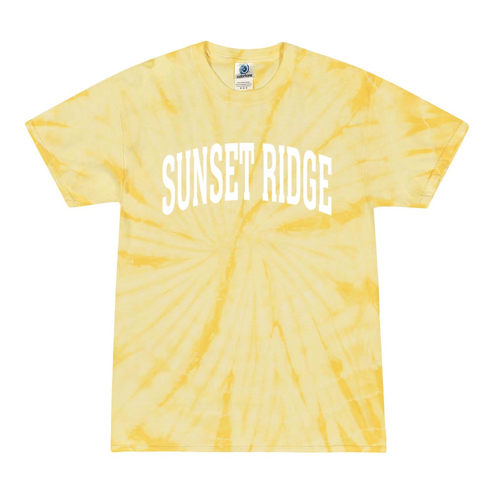 Sunset Ridge Arc ~ Tie Dye T-Shirt ~ Sunset Ridge School