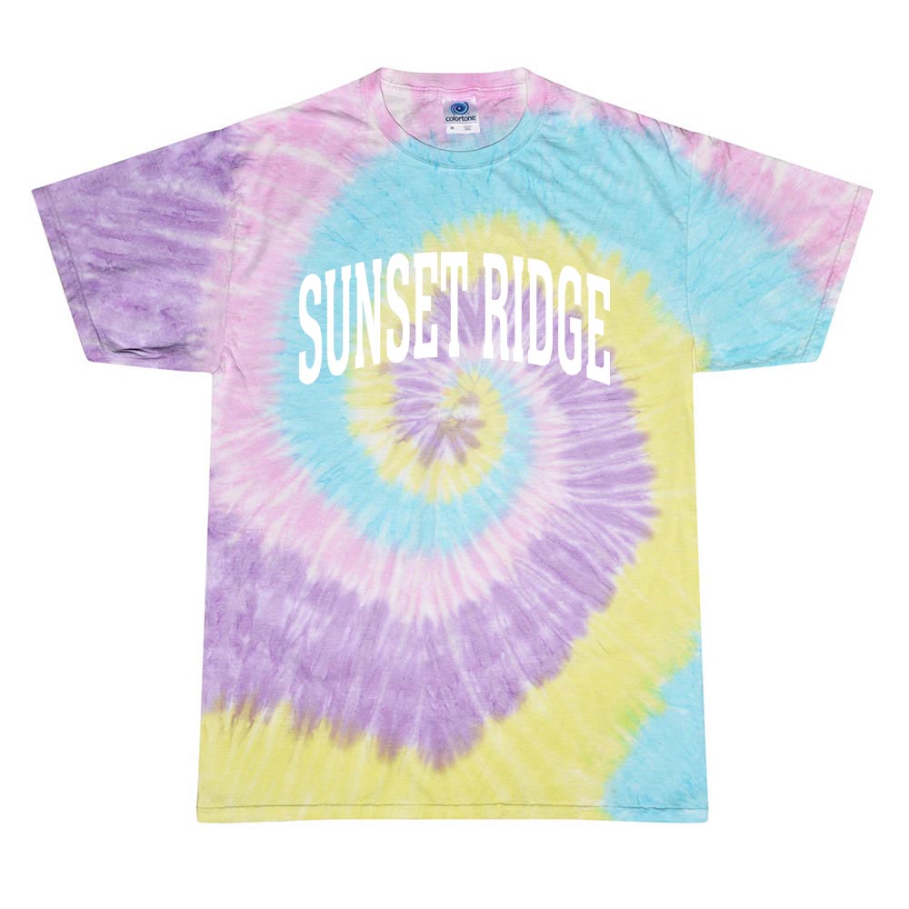 Sunset Ridge Arc ~ Tie Dye T-Shirt ~ Sunset Ridge School