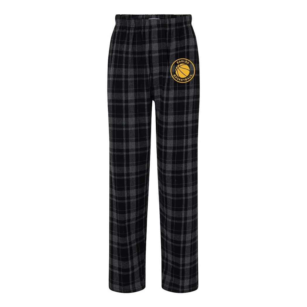Basketball Logo Circle ~ Flannel Pants ~ Sunset Ridge Middle School Athletics
