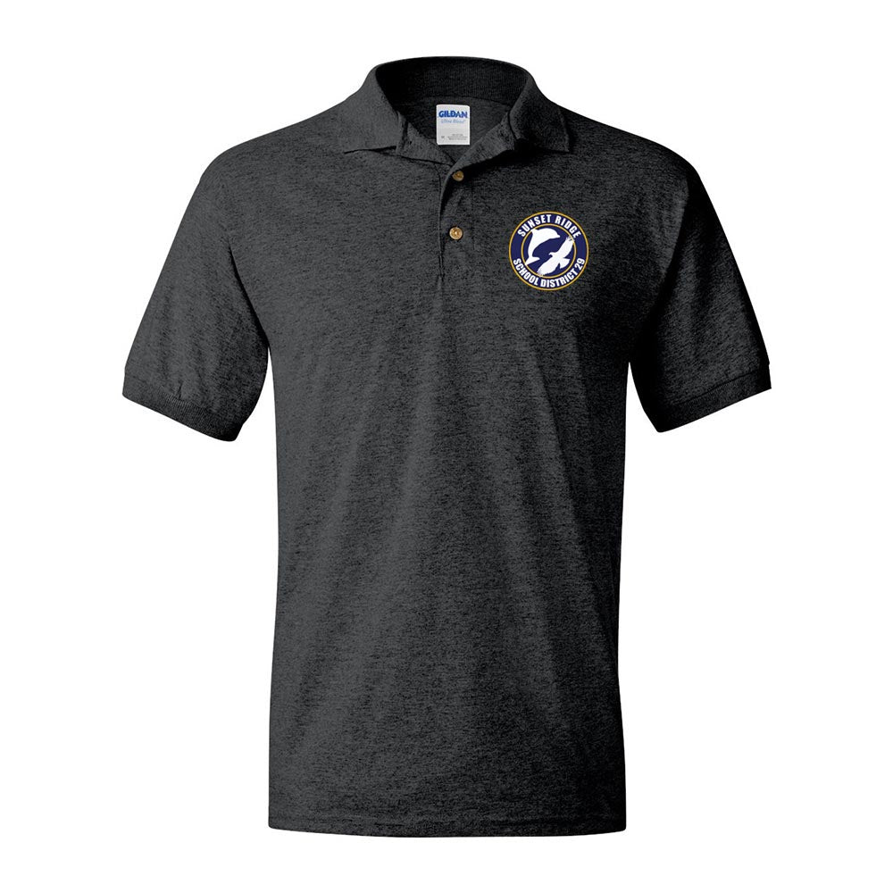 Logo ~ 50/50 Polo ~ Sunset Ridge School District 29