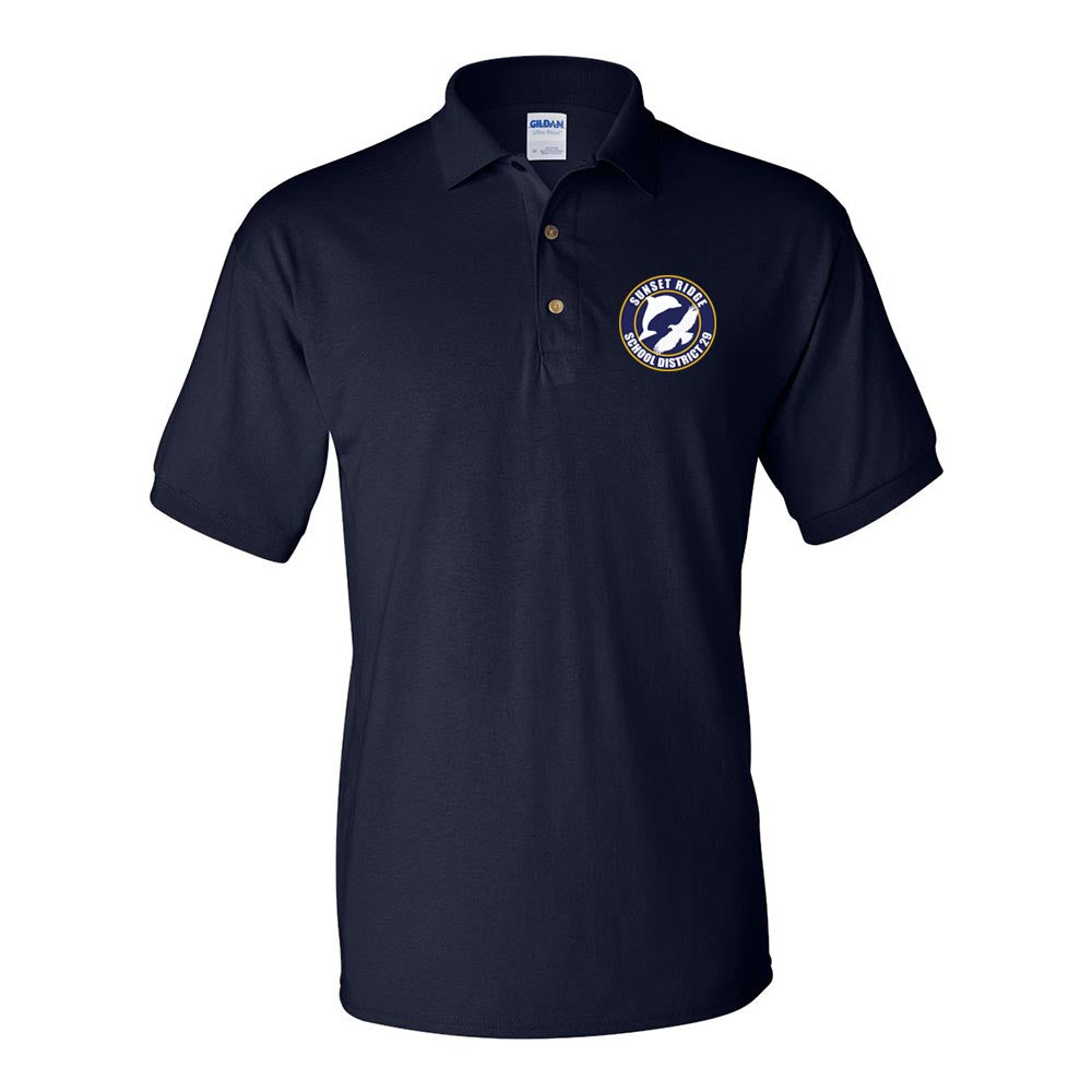Logo ~ 50/50 Polo ~ Sunset Ridge School District 29