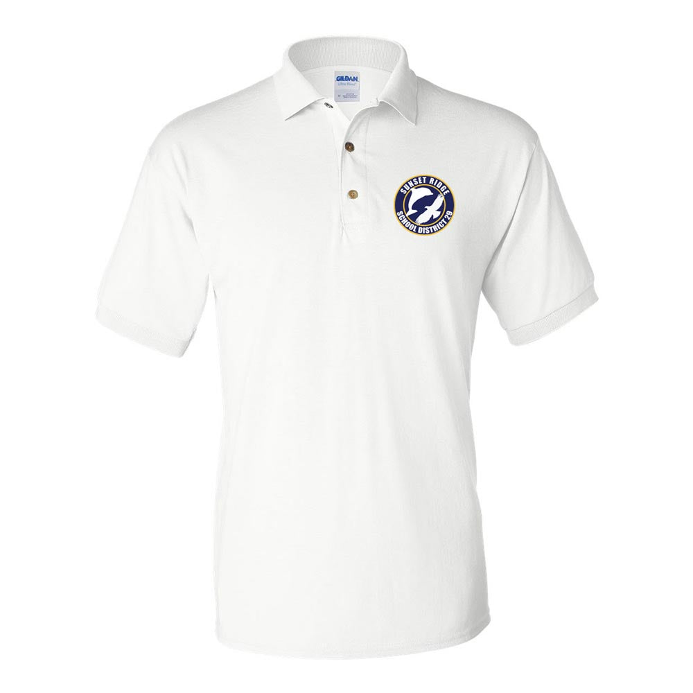 Logo ~ 50/50 Polo ~ Sunset Ridge School District 29