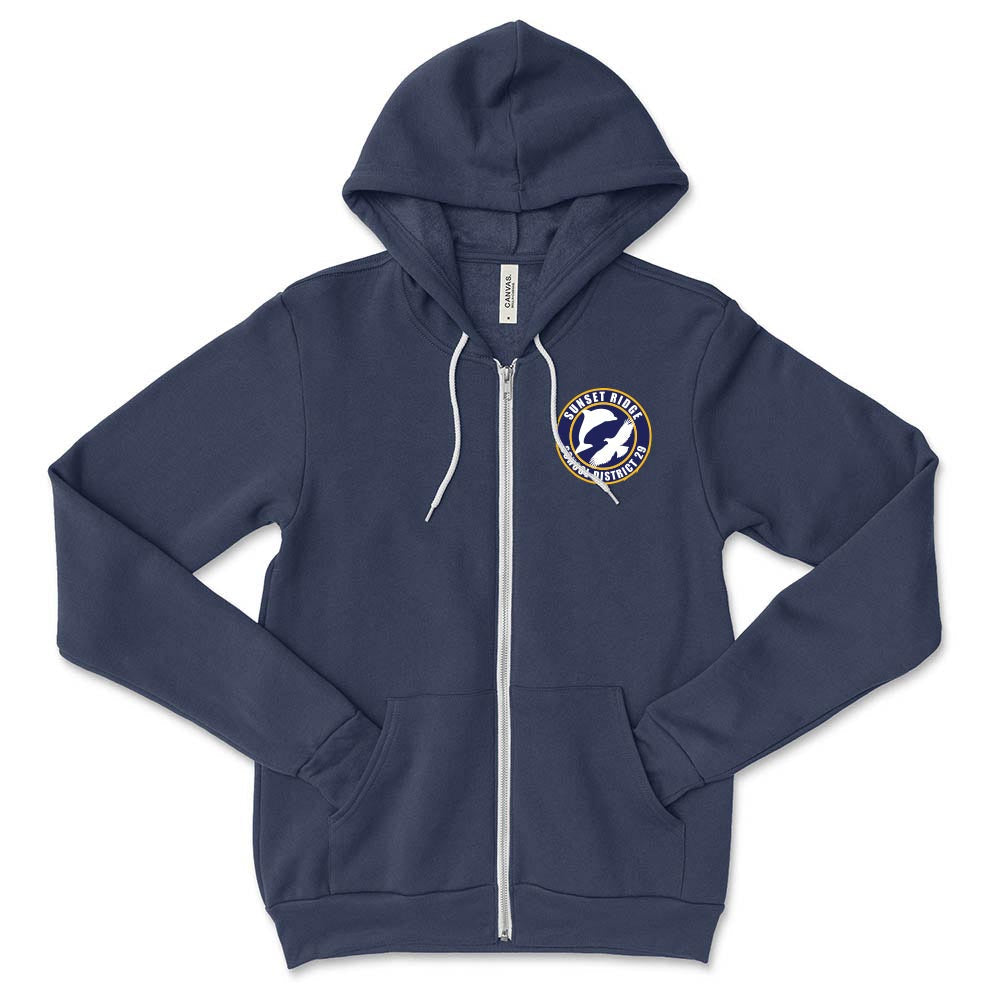 LOGO ZIP HOODIE ~ SUNSET RIDGE DISTRICT ~ adult ~ classic fit