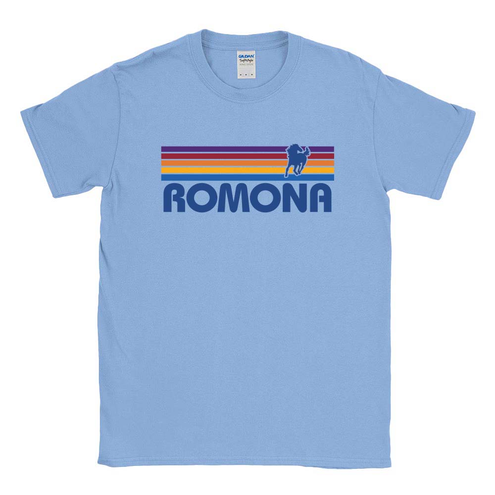 Sunset Stripes ~ Cotton T-Shirt ~ Romona Elementary School