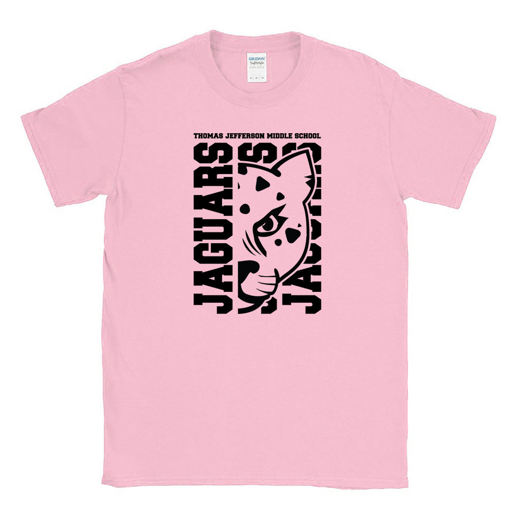 Mascot Head ~ Cotton T-Shirt ~ Thomas Jefferson Middle School