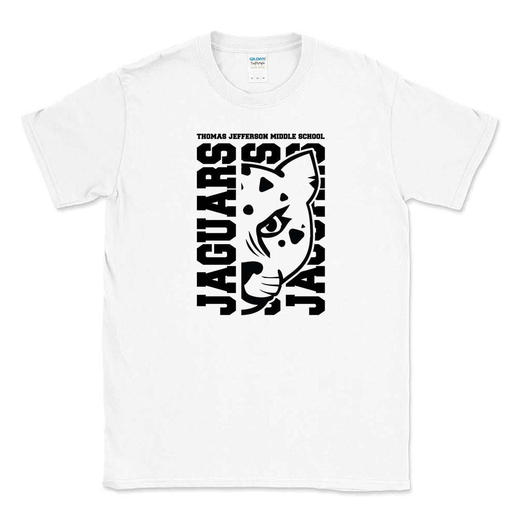 Mascot Head ~ Cotton T-Shirt ~ Thomas Jefferson Middle School