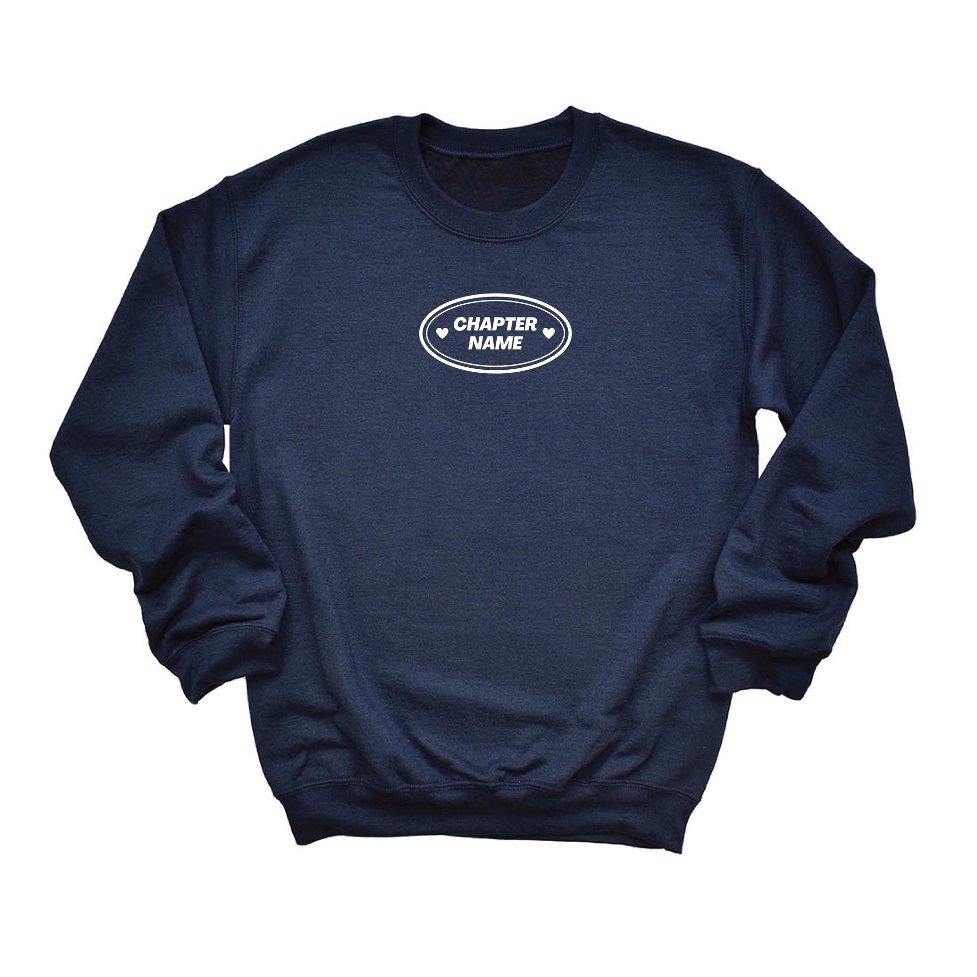 Custom Chapter Trendsetter Set ~ Dropshoulder Crewneck or Hoodie ~ BBYO GMR