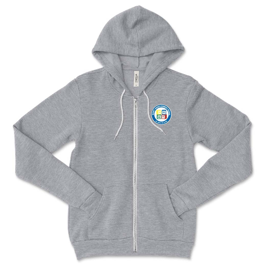 Trinity Badge ~ Zip Hoodie ~ Trinity Nursery School