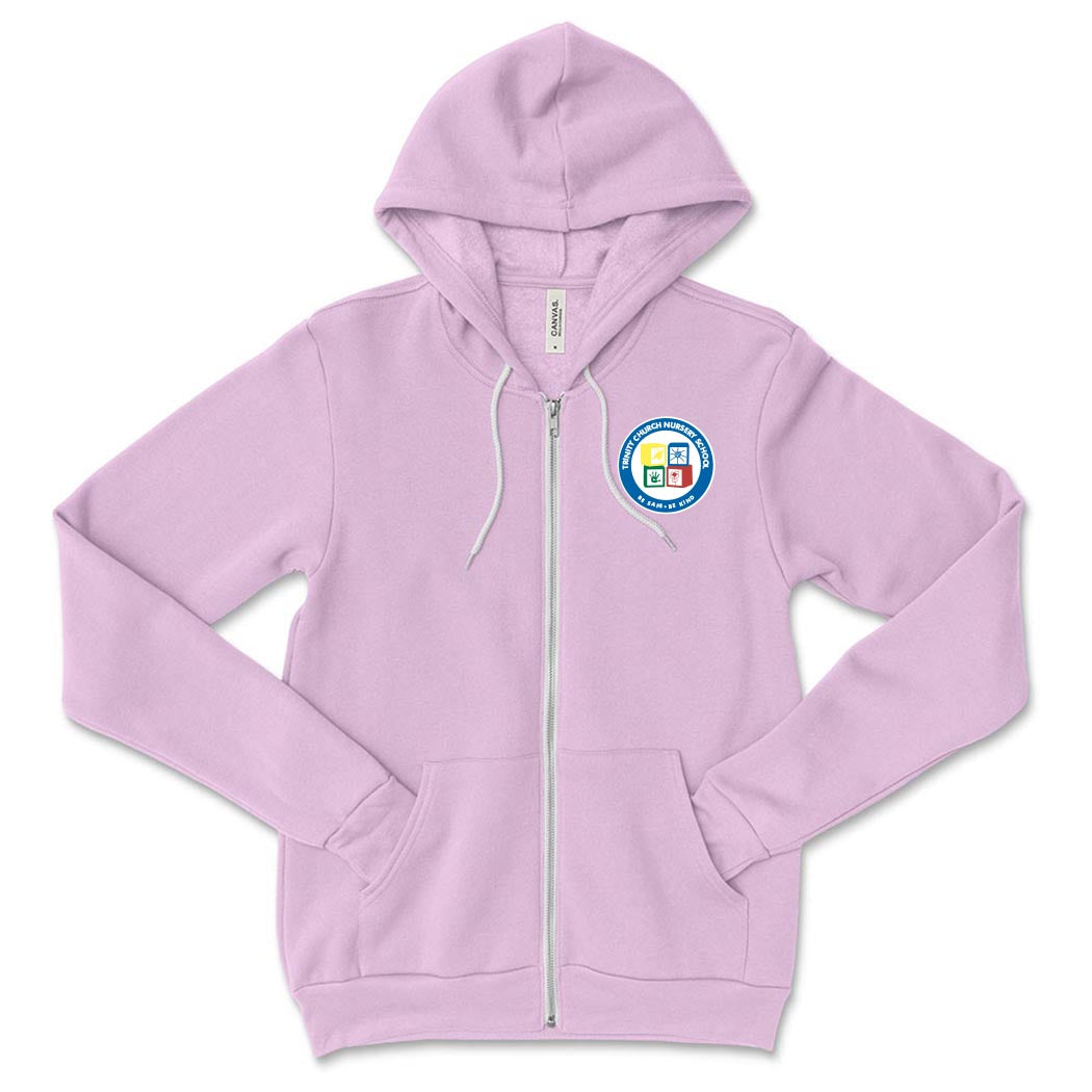 Trinity Badge ~ Zip Hoodie ~ Trinity Nursery School