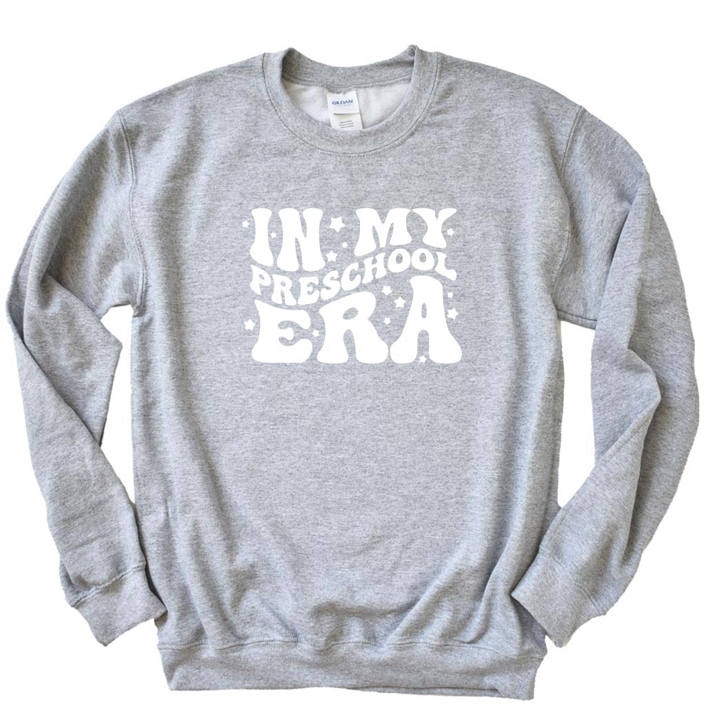 In My Preschool Era ~ Raglan Crewneck Sweatshirt ~ Trinity Nursery School