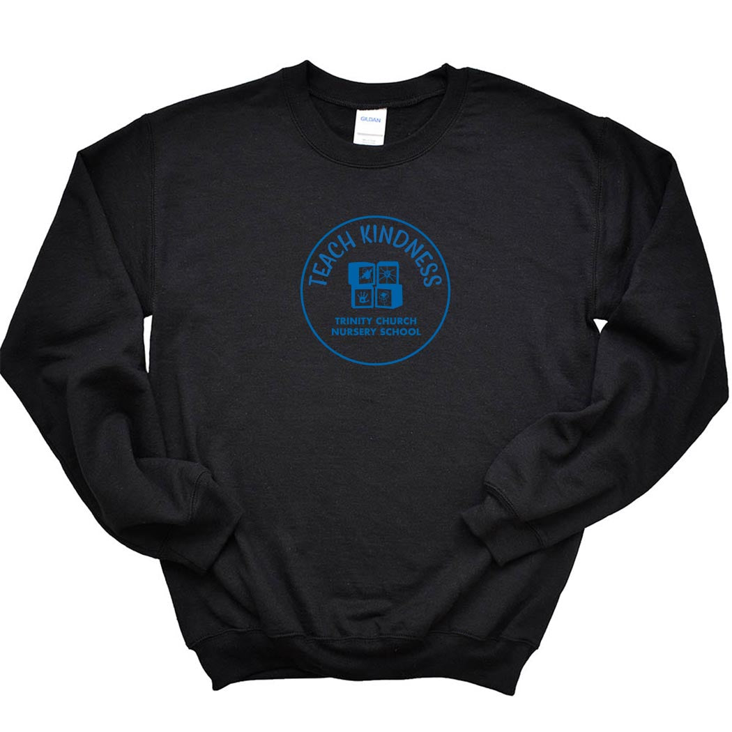 Teach Kindness ~ Raglan Crewneck Sweatshirt ~ Trinity Nursery School