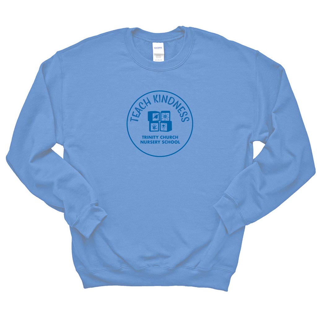 Teach Kindness ~ Raglan Crewneck Sweatshirt ~ Trinity Nursery School