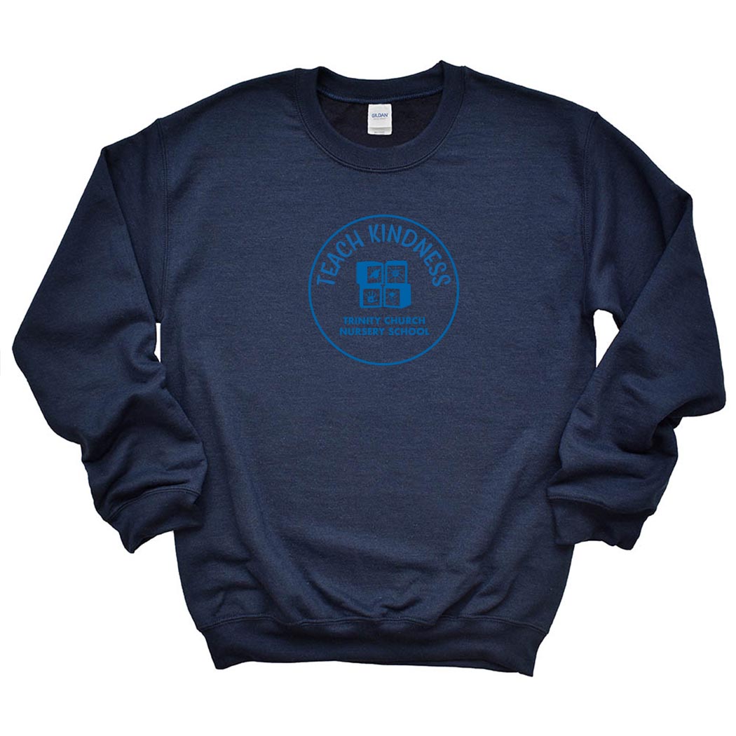 Teach Kindness ~ Raglan Crewneck Sweatshirt ~ Trinity Nursery School