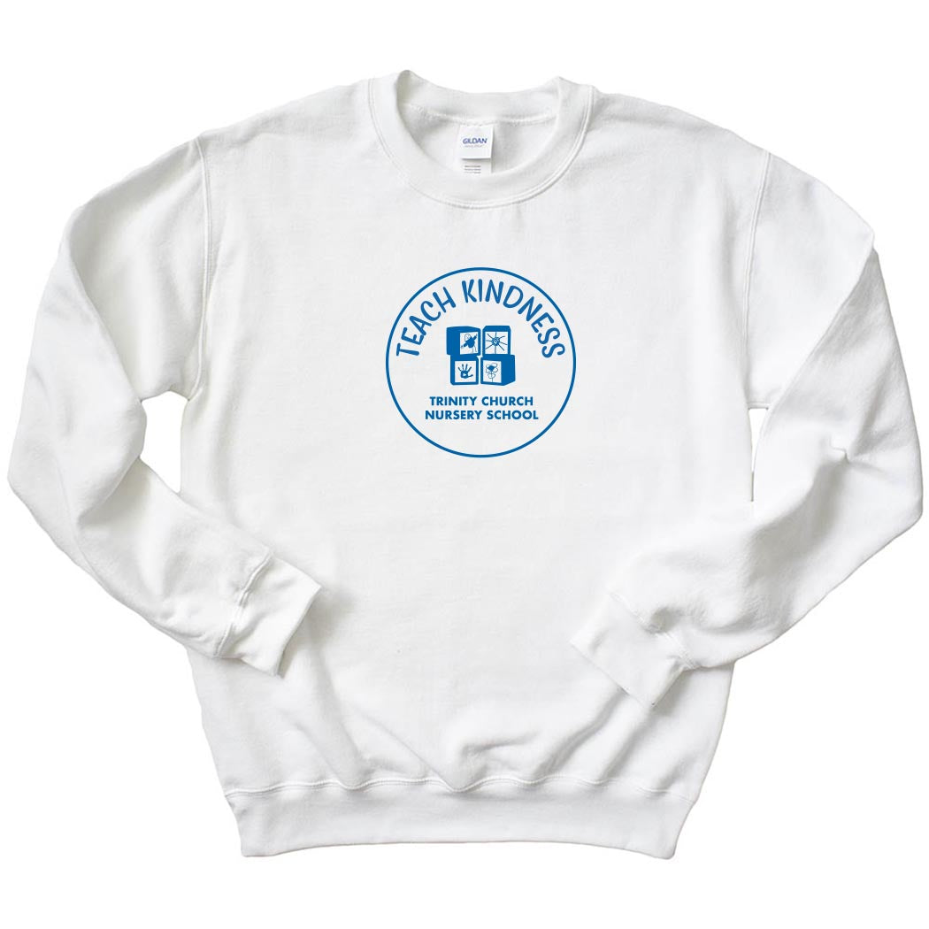 Teach Kindness ~ Raglan Crewneck Sweatshirt ~ Trinity Nursery School