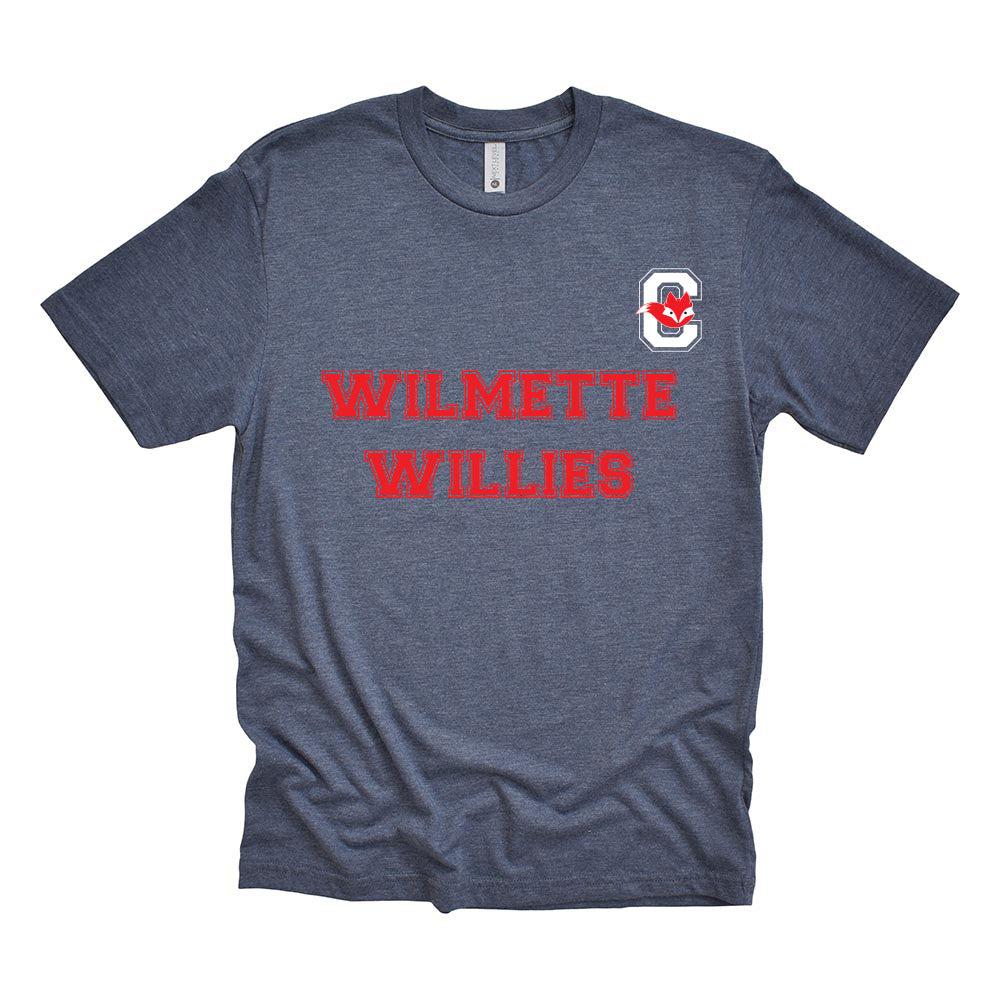 Wilmette Willies ~ Triblend T-Shirt ~ humanKIND