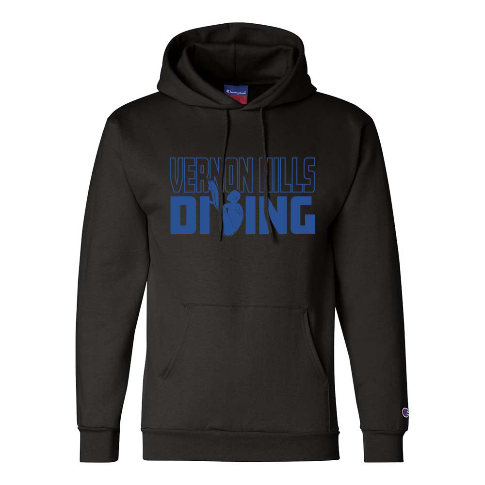 Vernon Hills Diving ~ Champion Powerblend Hoodie ~ Vernon Hills High School Swim & Dive