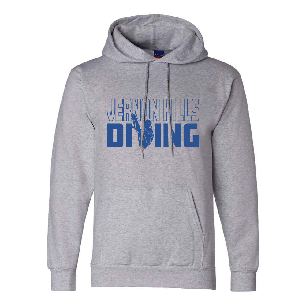 Vernon Hills Diving ~ Champion Powerblend Hoodie ~ Vernon Hills High School Swim & Dive