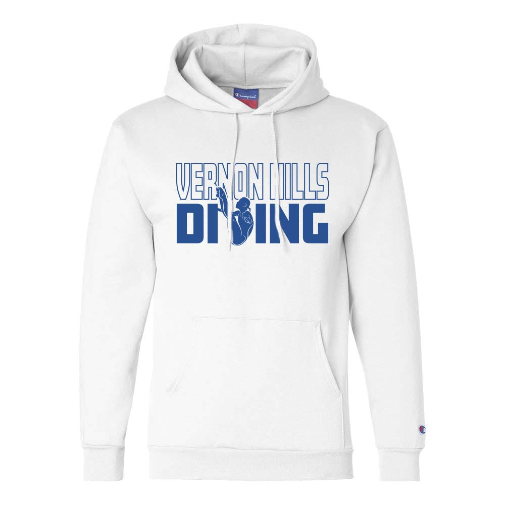 Vernon Hills Diving ~ Champion Powerblend Hoodie ~ Vernon Hills High School Swim & Dive