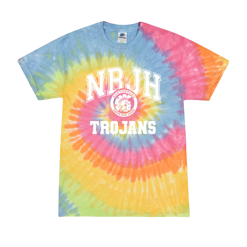 Varsity Seal ~ Tie-Dye T-Shirt ~ Northbrook Junior High School