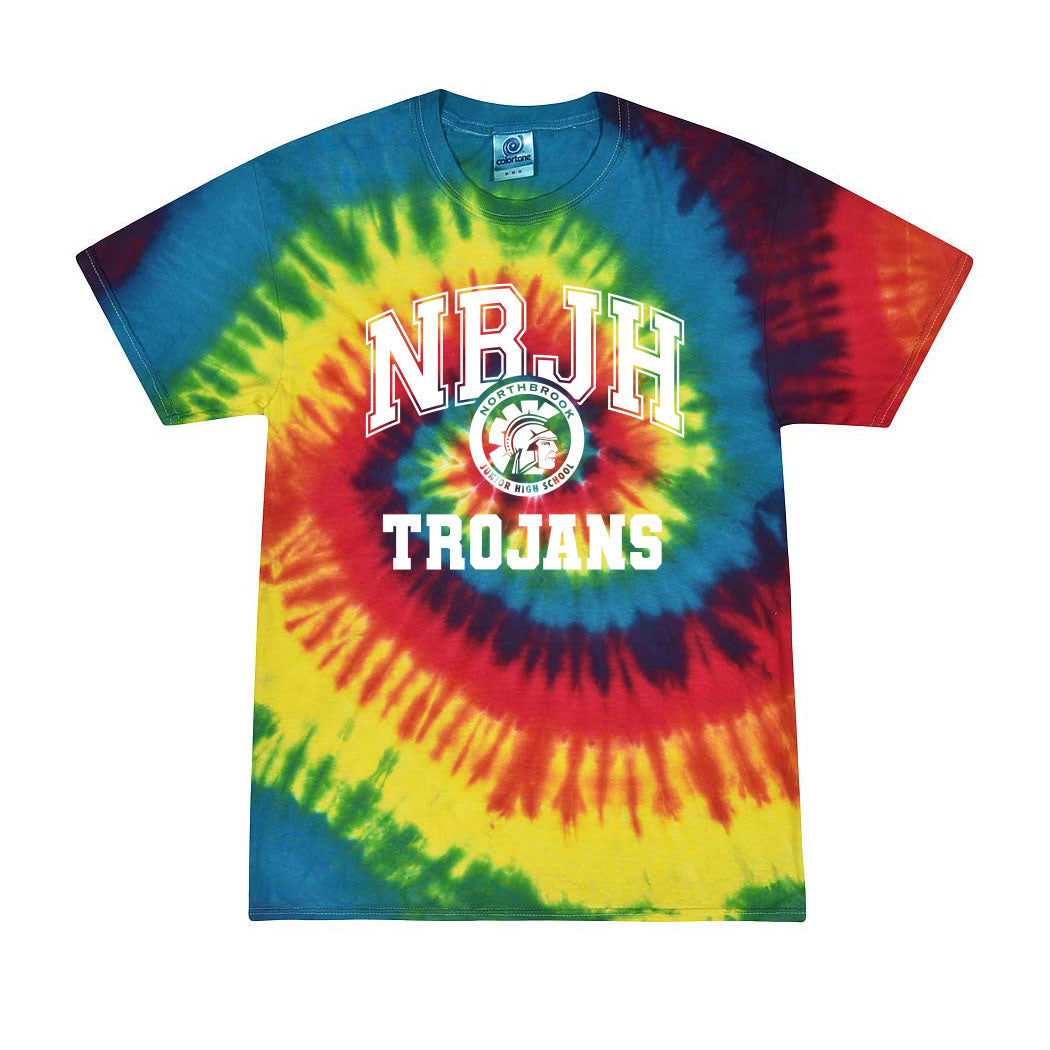 Varsity Seal ~ Tie-Dye T-Shirt ~ Northbrook Junior High School