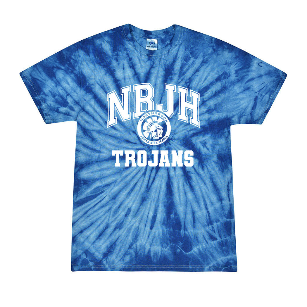 Varsity Seal ~ Tie-Dye T-Shirt ~ Northbrook Junior High School