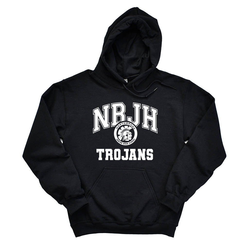 Varsity Seal ~ Hoodie ~ Northbrook Junior High School-black