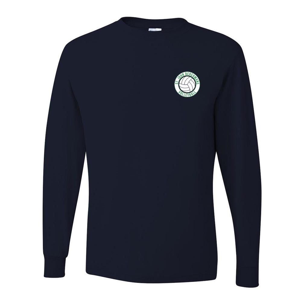 Volleyball Badge ~ Long Sleeve Dripower T-Shirt ~ Sjb Athletics
