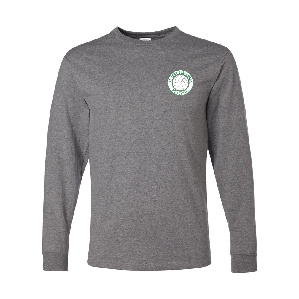 Volleyball Badge ~ Long Sleeve Dripower T-Shirt ~ Sjb Athletics