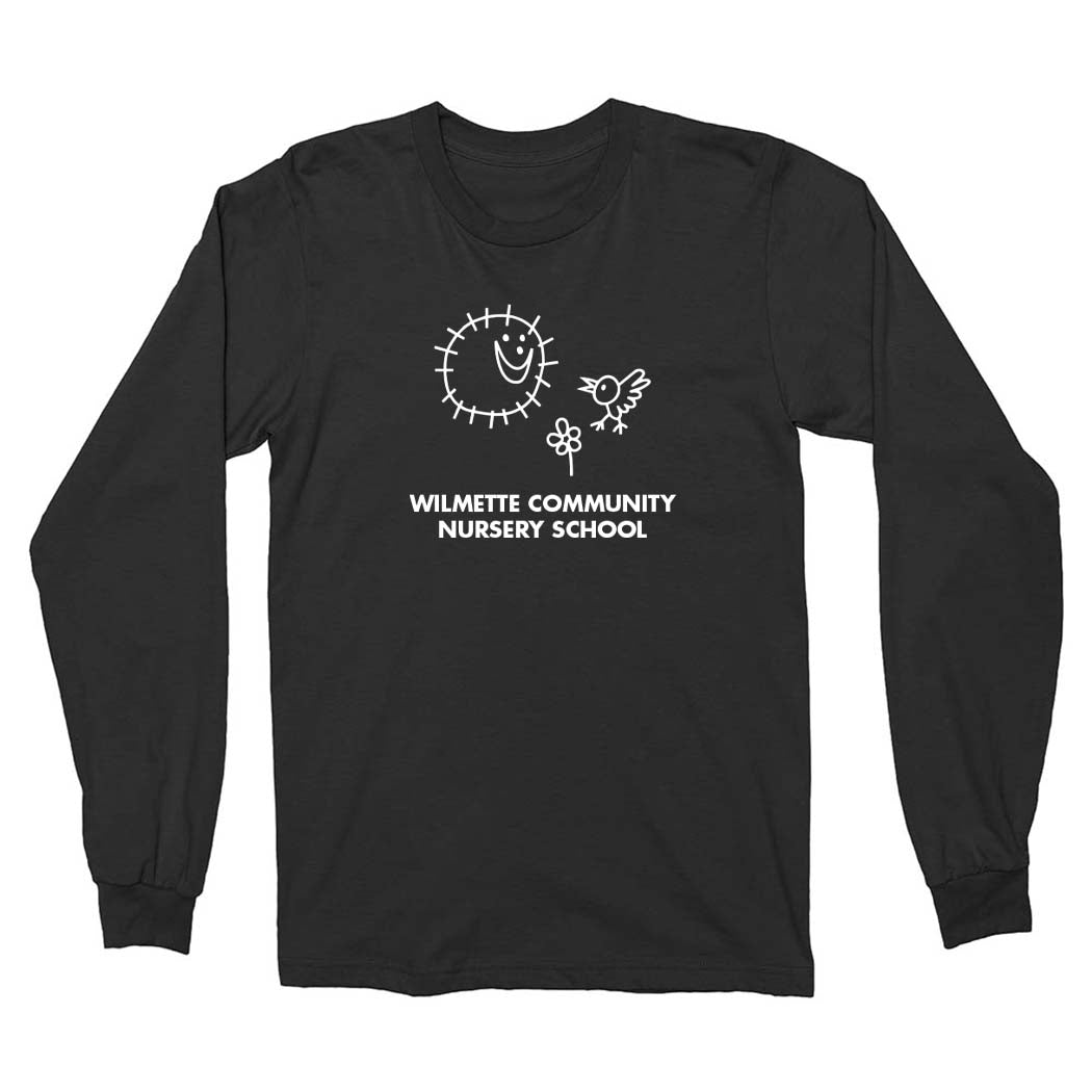 Wcns Drawing ~ Long Sleeve T-Shirt ~ Wilmette Community Nursery School