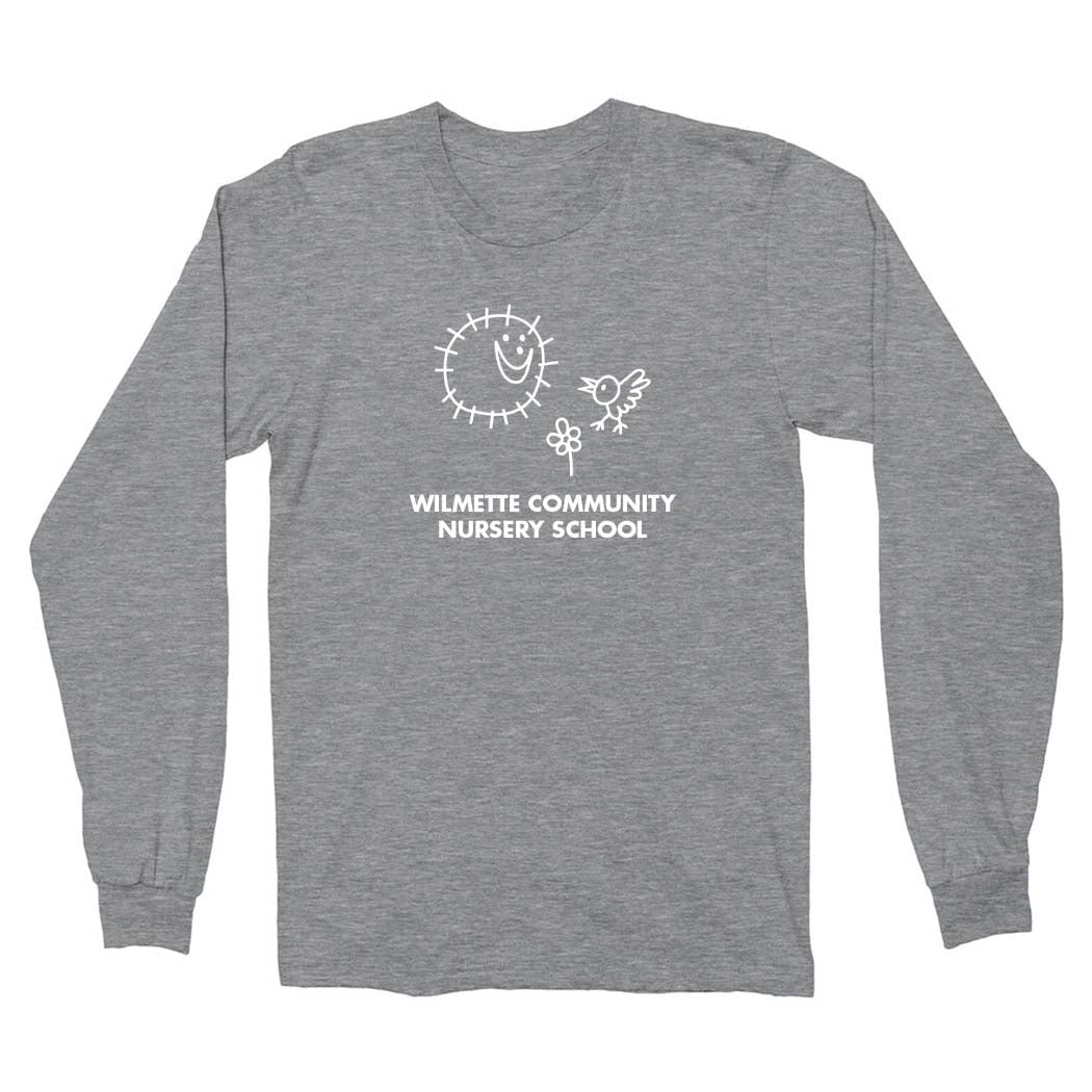 Wcns Drawing ~ Long Sleeve T-Shirt ~ Wilmette Community Nursery School