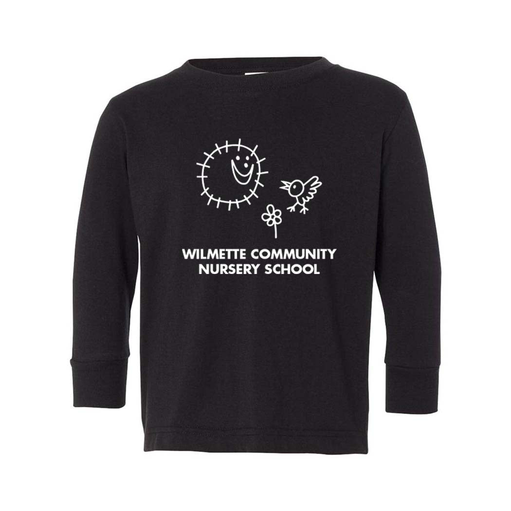 WCNS Drawing ~ Youth Long Sleeve T-Shirt ~ Wilmette Community Nursery School