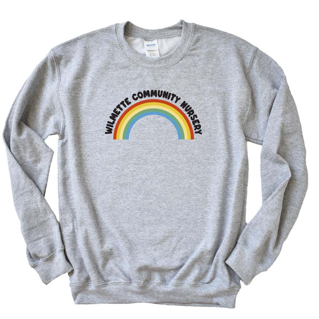 Rainbow ~ Youth Sweatshirt ~ Wilmette Community Nursery School
